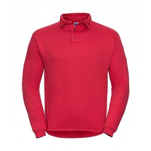 Russell Heavy Duty Collar Sweatshirt - Classic Red - XL