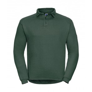 Russell Heavy Duty Collar Sweatshirt - Bottle Green - XL