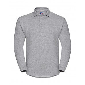 Russell Heavy Duty Collar Sweatshirt - Light Oxford - XL
