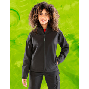 Result Genuine Recycled Women's Recycled 3-Layer Hooded Softshell
