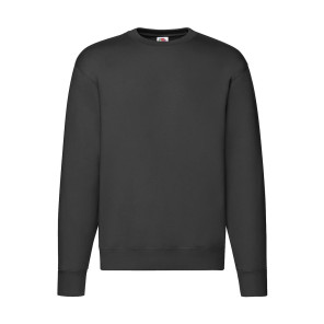 Fruit of the Loom Premium Set In Sweat - Black - 2XL