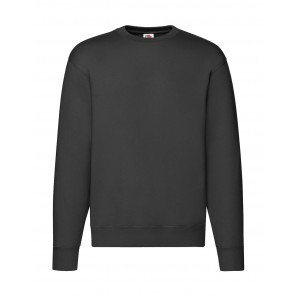 Fruit of the Loom Premium Set In Sweat - Black - 2XL
