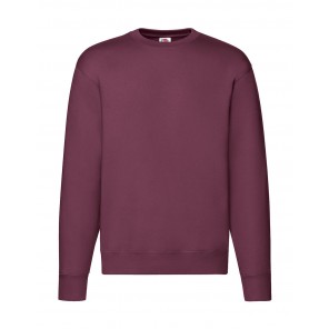 Fruit of the Loom Premium Set In Sweat - Burgundy - M