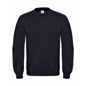 B&C ID.002 Cotton Rich Sweatshirt - Black - 5XL