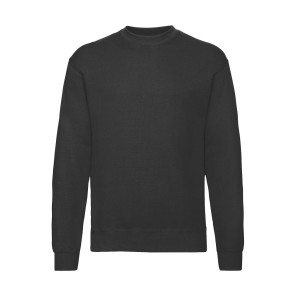 Fruit of the Loom Classic Set In Sweat - Black - 3XL
