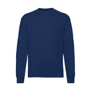 Fruit of the Loom Classic Set In Sweat - Navy Blue - 2XL