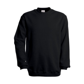 B&C Set In Sweatshirt - Black - XL