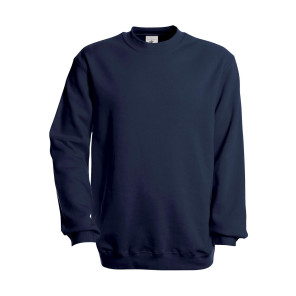 B&C Set In Sweatshirt - Navy Blue - 2XL