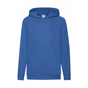 Fruit of the Loom Kids' Lightweight Hooded Sweat - Royal - 164(14-15)