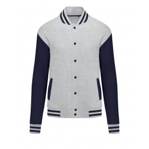 SG Originals Originals Varsity Jacket Unisex - Light Oxford/Navy - 3XL