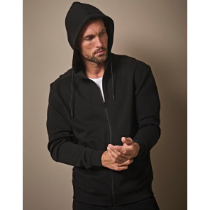 Tee Jays Ribbed Interlock Hooded Full Zip