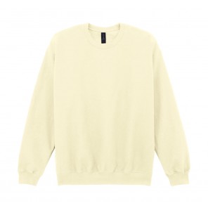 Gildan Softstyle Midweight Fleece Adult Crewneck - Off White - 4XL