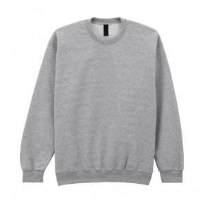 Gildan Softstyle Midweight Fleece Adult Crewneck - Sport Grey - 4XL