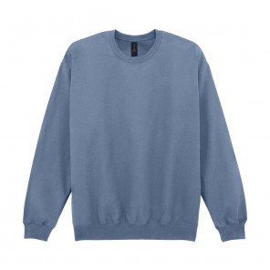 Gildan Softstyle Midweight Fleece Adult Crewneck - Stone Blue - 2XL