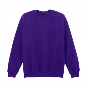 Gildan Softstyle Midweight Fleece Adult Crewneck - Purple - 2XL