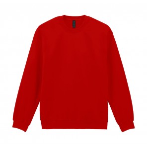 Gildan Softstyle Midweight Fleece Adult Crewneck - Red - 2XL