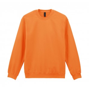 Gildan Softstyle Midweight Fleece Adult Crewneck - Tangerine - 2XL