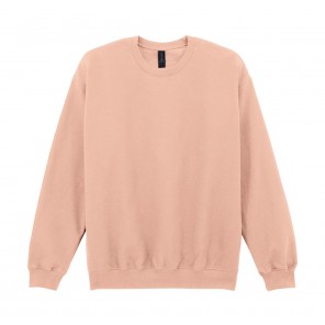 Gildan Softstyle Midweight Fleece Adult Crewneck - Dusty Rose - 2XL