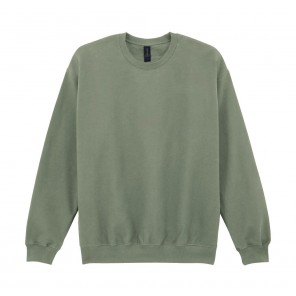 Gildan Softstyle Midweight Fleece Adult Crewneck - Sage - 4XL