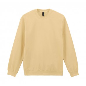 Gildan Softstyle Midweight Fleece Adult Crewneck - Yellow Haze - 4XL