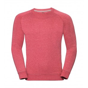 Russell Men's HD Raglan Sweat - Red Marl - 3XL