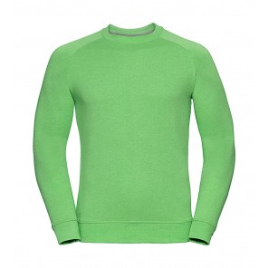 Russell Men's HD Raglan Sweat - Green Marl - 2XL