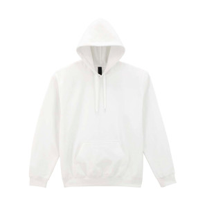 Gildan Softstyle Midweight Fleece Adult Hoodie - White - S