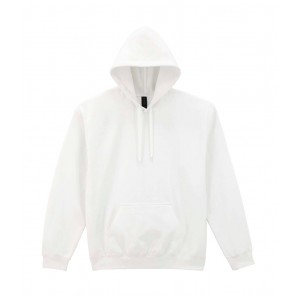 Gildan Softstyle Midweight Fleece Adult Hoodie - White - 5XL