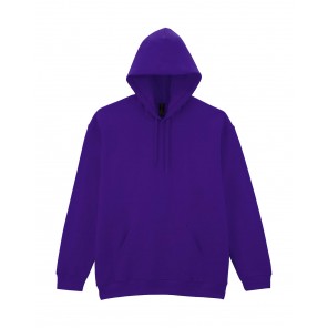 Gildan Softstyle Midweight Fleece Adult Hoodie - Purple - 2XL