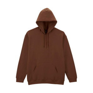 Gildan Softstyle Midweight Fleece Adult Hoodie - Brown - L