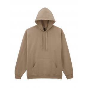 Gildan Softstyle Midweight Fleece Adult Hoodie - Brown Savana - 4XL