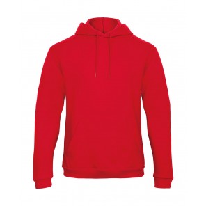 B&C ID.203 50/50 Hooded Sweatshirt Unisex - Red - XL