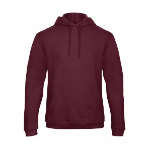 B&C ID.203 50/50 Hooded Sweatshirt Unisex - Burgundy - XS