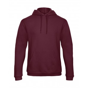 B&C ID.203 50/50 Hooded Sweatshirt Unisex - Burgundy - 4XL