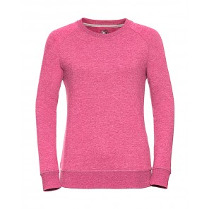 Russell Ladies HD Raglan Sweat - Pink Marl - L