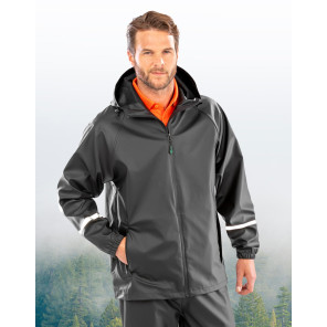 Result Genuine Recycled Prism Pu Waterproof Jacket 