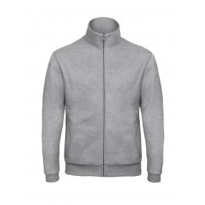B&C ID.206 50/50 Full Zip Sweat Unisex - Heather Grey - M