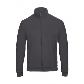 B&C ID.206 50/50 Full Zip Sweat Unisex - Anthracite - XS