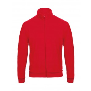 B&C ID.206 50/50 Full Zip Sweat Unisex - Red - M