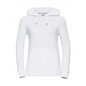 Russell Ladies' HD Hooded Sweat - White - 2XL