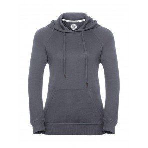 Russell Ladies' HD Hooded Sweat - Convoy Grey - 2XL