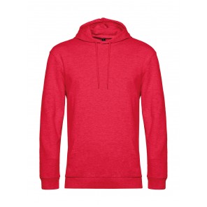 B&C #Hoodie French Terry - Heather Red - XS
