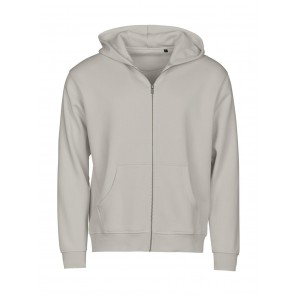 Tee Jays Urban Hooded Full Zip Sweatshirt - Cement - XS