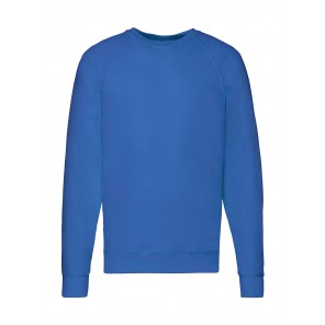 Fruit of the Loom Lightweight Raglan Sweat - Royal - XL