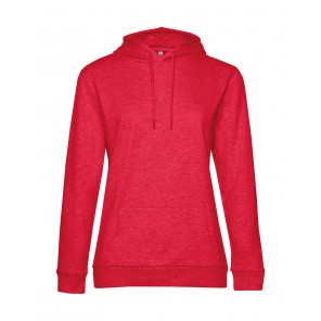 B&C #Hoodie /women French Terry - Heather Red - XS