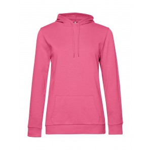 B&C #Hoodie /women French Terry - Pink Fizz - XS