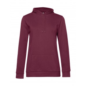 B&C #Hoodie /women French Terry - Wine - XS