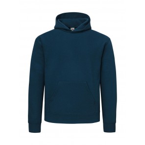 Fruit of the Loom Supercotton™ Hooded Sweat - Mountain Blue - L