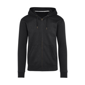SG Signature Signature Tagless Hooded Full Zip Unisex - Black - M