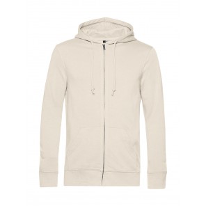 B&C Organic Inspire Zipped Hood - Off White - 2XL